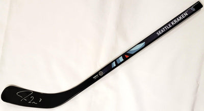 Jordan Eberle Autographed Black Inglasco 24" Mini Stick Seattle Kraken Fanatics Holo #B296098