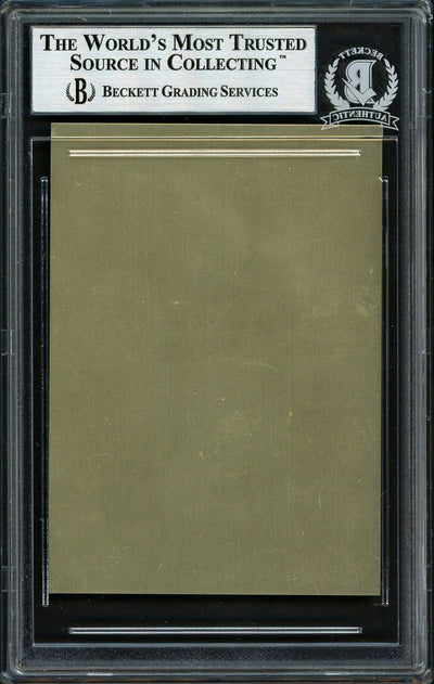 Luke Appling Autographed 1982 Metallic HOF Plaque Card Chicago White Sox Beckett BAS #12516198