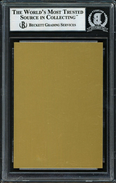Willie McCovey Autographed 1986 Metallic HOF Plaque Card San Francisco Giants Beckett BAS #12516331
