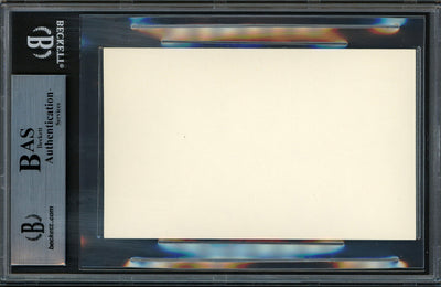 Ben Jeby Autographed 3x5 Index Card Middleweight Champ Beckett BAS #12516829