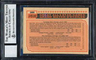 Rod Carew Autographed 1983 O-Pee-Chee Card #386 California Angels Auto Grade 10 Beckett BAS #12511308
