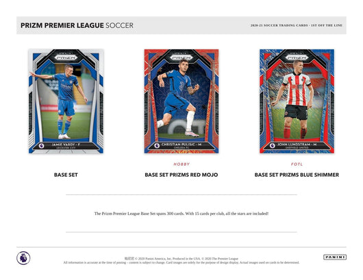 2020-21 Panini Prizm Soccer Premier League 1st Off the Line CASE
