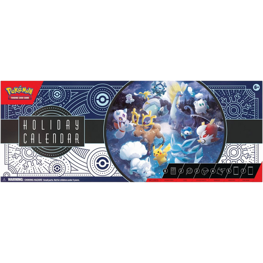 Pokemon Trading Card Game: Holiday Advent Calendar 2023 - 25 Days of Suprises - Includes Stamped Promo Cards, Packs & More!