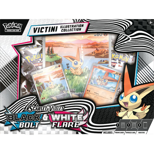 Unova Victini Illustration Collection (Black Bolt & White Flare)