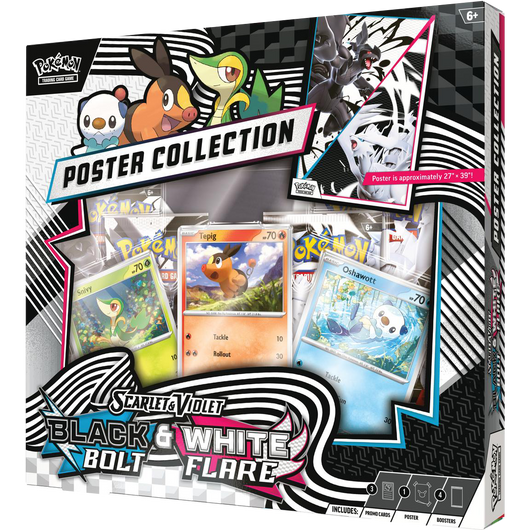 Unova Poster Collection (Black Bolt & White Flare)