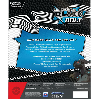 Black Bolt Binder Collection (Black Bolt & White Flare)