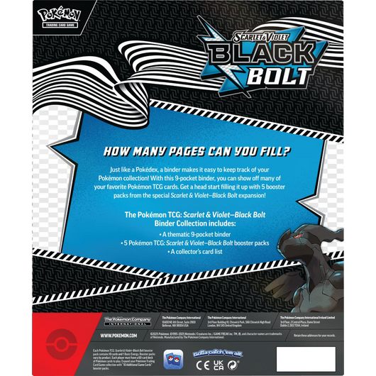 Black Bolt Binder Collection (Black Bolt & White Flare)