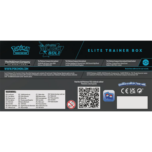 Black Bolt Elite Trainer Box (Black Bolt & White Flare)