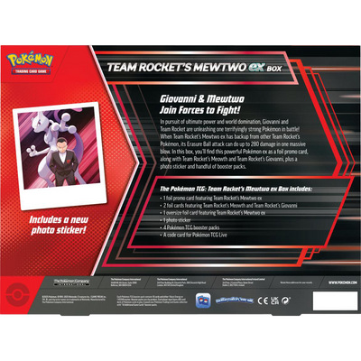 Team Rocket's Mewtwo ex Box