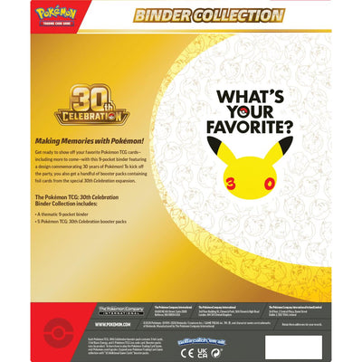 Pokémon TCG: 30th Celebration Binder Collection