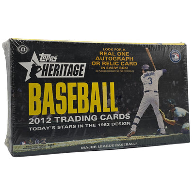 2012 Topps Heritage Baseball Hobby Box