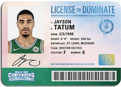 2019/20 Panini Contenders Basketball Hobby Box