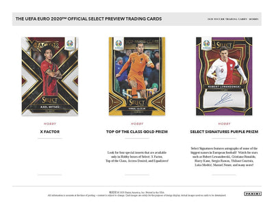 2019-20 Panini Select UEFA Euro Soccer Hobby Box