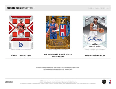 2021-22 Panini Chronicles Basketball Hobby Box