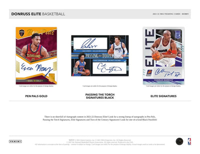 2021-22 Panini Donruss Elite Basketball Hobby Box