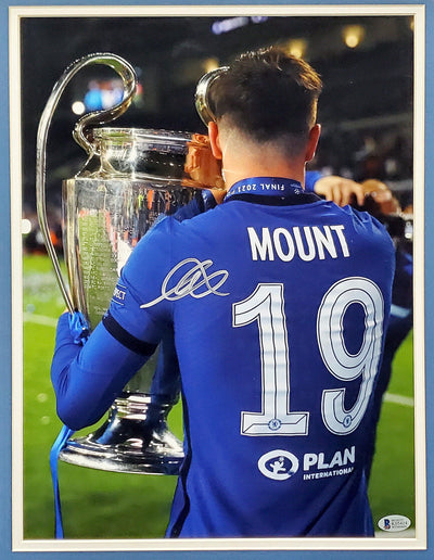 Mason Mount Autographed Framed 11x14 Photo Chelsea F.C. Beckett BAS Stock #197147