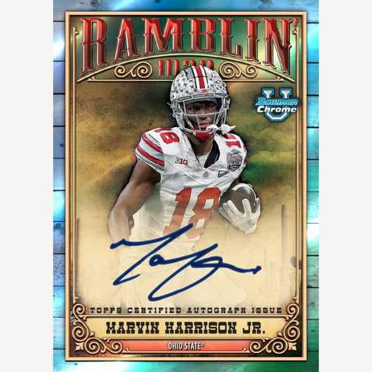 2023 Bowman Chrome University Football Hobby Box