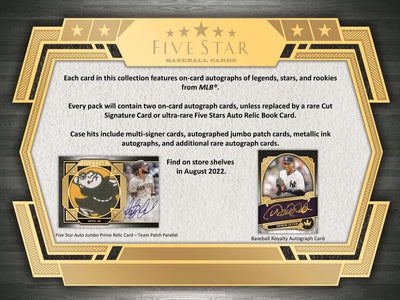 2022 Topps Five Star Baseball Hobby Box