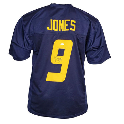 Adam Pacman Jones Signed West Virginia College Blue Football Jersey (Beckett)