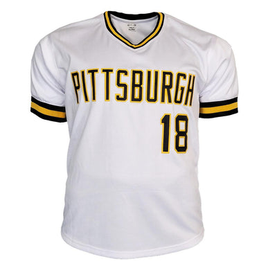 Andy Van Slyke Signed Pittsburgh White Baseball Jersey (JSA)