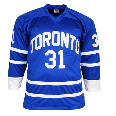 Curtis Joseph Signed Toronto Blue Hockey Jersey (JSA)