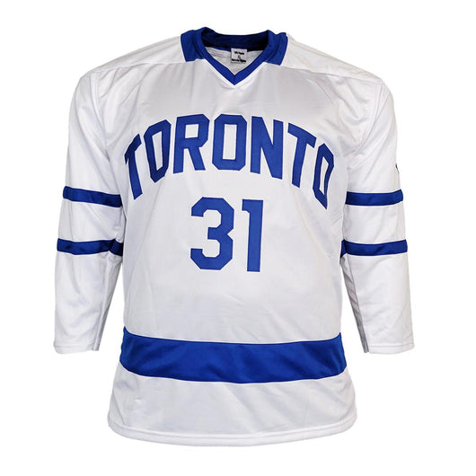 Curtis Joseph Signed Toronto White Hockey Jersey (JSA)
