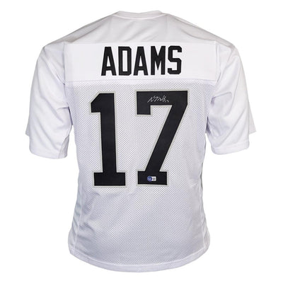 Davante Adams Signed Las Vegas White Football Jersey (Beckett)