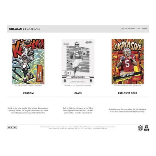 2022 Panini Absolute Football Hobby Box