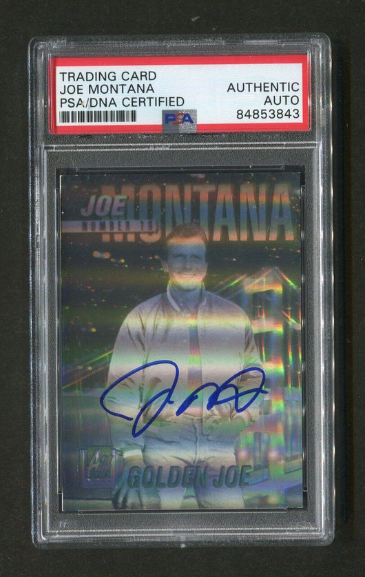 1991 Joe Montana PSA/DNA Authentic Autograph Arena Hologram Signed Football Card