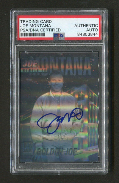 1991 Joe Montana PSA/DNA Authentic Autograph Arena Hologram Signed Football Card