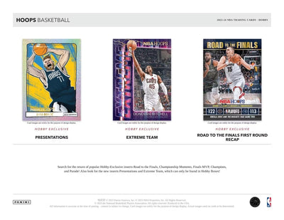 2023-24 Panini NBA Hoops Basketball Hobby Box