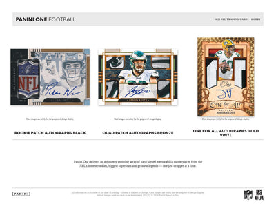 2023 Panini One Football Hobby 20 Box Case