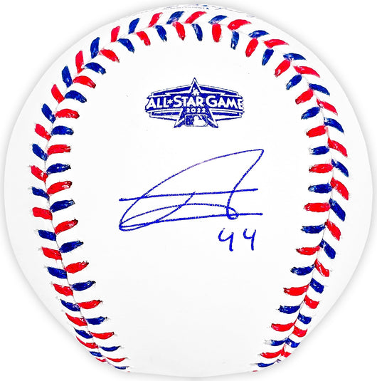 Julio Rodriguez Autographed Official 2022 All Star Game MLB Game Baseball Seattle Mariners "44" Beckett BAS QR Stock #218609