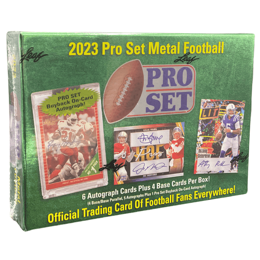 2023 Leaf Pro Set Metal Football Hobby Box