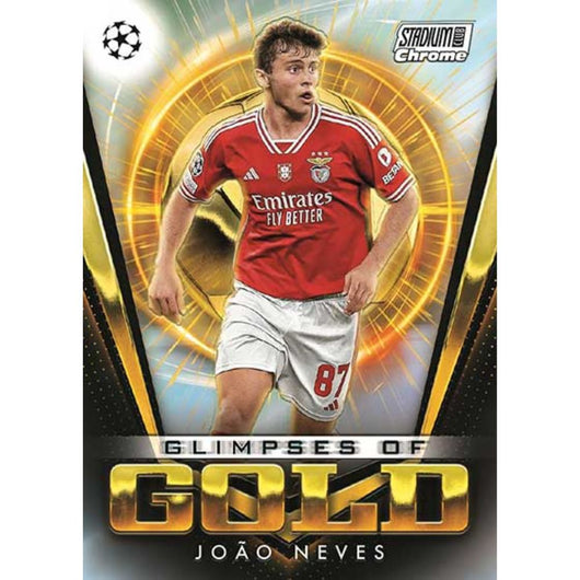 2023/24 Topps Stadium Club Chrome UEFA Club Competitions Soccer Hobby Box