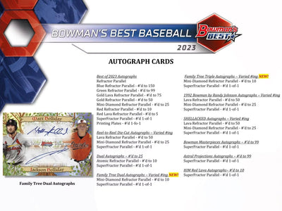 2023 Bowman's Best Baseball Hobby Box