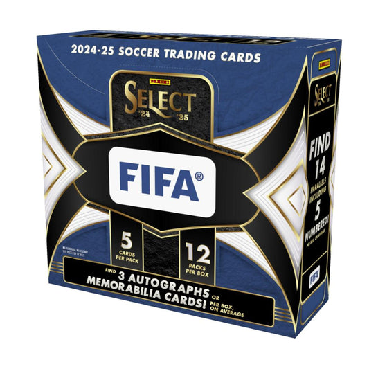 2024-25 Panini Select FIFA Soccer Hobby 12 Box case