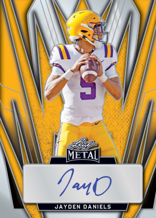 2024 Leaf Metal Football Jumbo Box