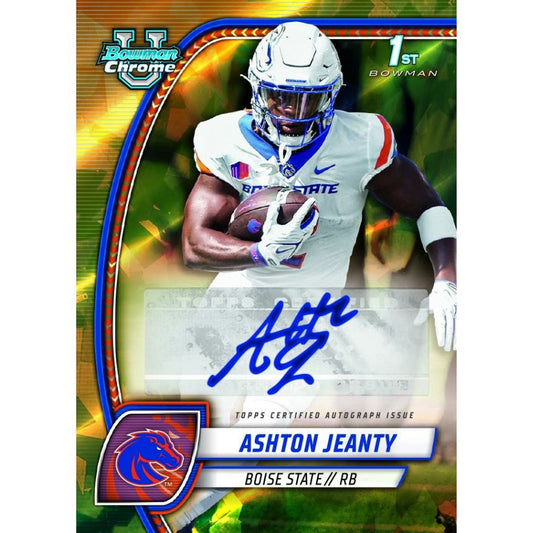 2024 Bowman University Chrome Football Sapphire Edition Box