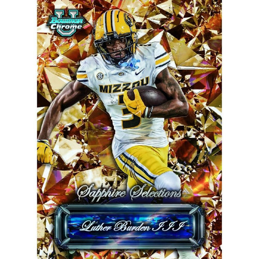 2024 Bowman University Chrome Football Sapphire Edition Box