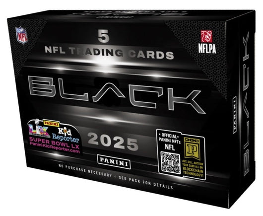 2025 Panini Black Football Hobby 12 Box Case