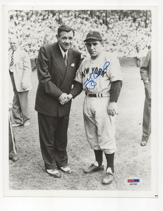 Yogi Berra Signed 8x10 Photo (PSA AE87359)