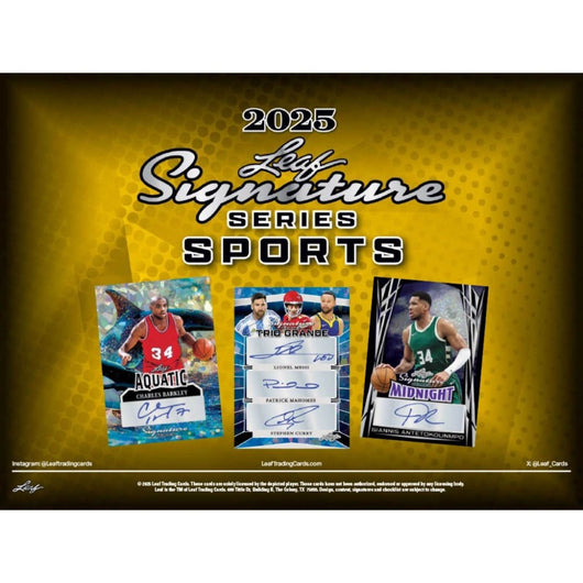 2025 Leaf Signature Series Multi-Sport Hobby Box