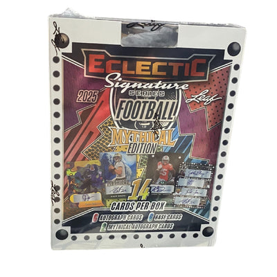 2025 Leaf Eclectic Signature Series Football Mythical Box