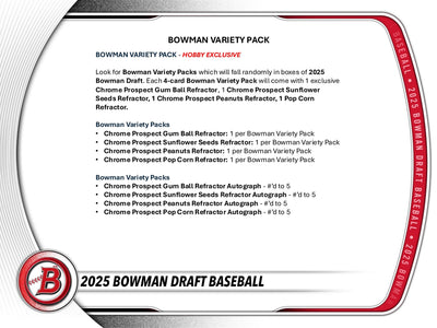 2025 Bowman Draft Baseball Hobby Jumbo Box