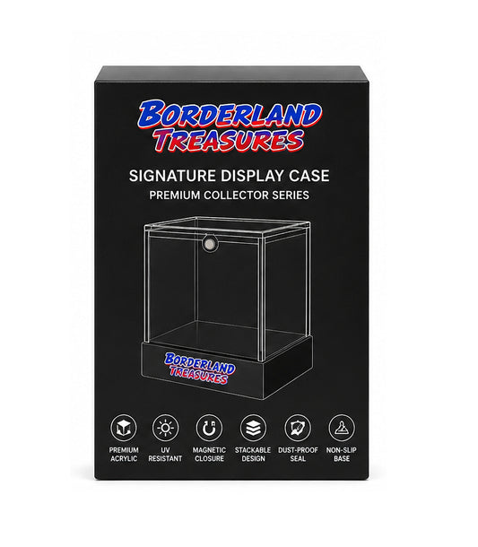 Borderland Treasures Signature Display Case – Premium Collector Series