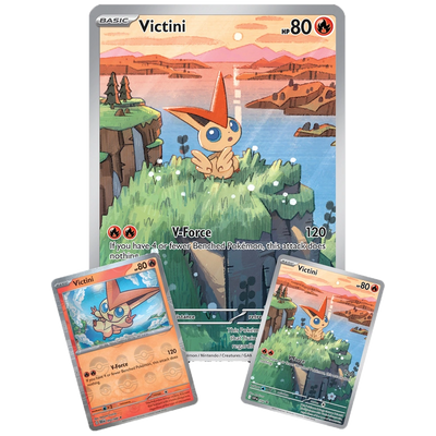 Unova Victini Illustration Collection (Black Bolt & White Flare)