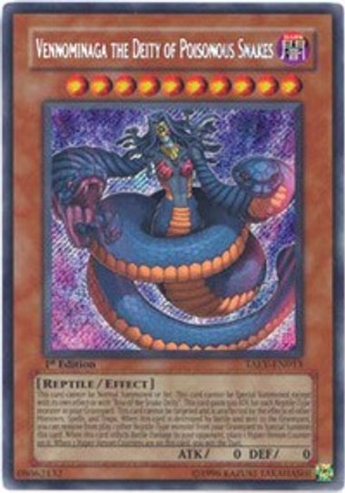 Vennominaga the Deity of Poisonous Snakes (TAEV-EN013) [Tactical Evolution]