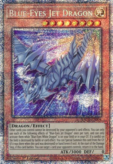 Blue-Eyes Jet Dragon (Starlight Rare) (BACH-EN004) [Battle of Chaos]