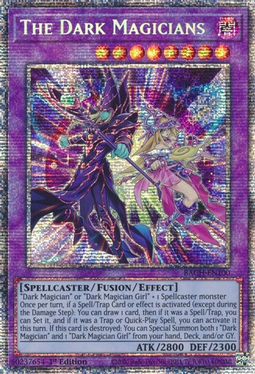 The Dark Magicians (Starlight Rare) (BACH-EN100) [Battle of Chaos]